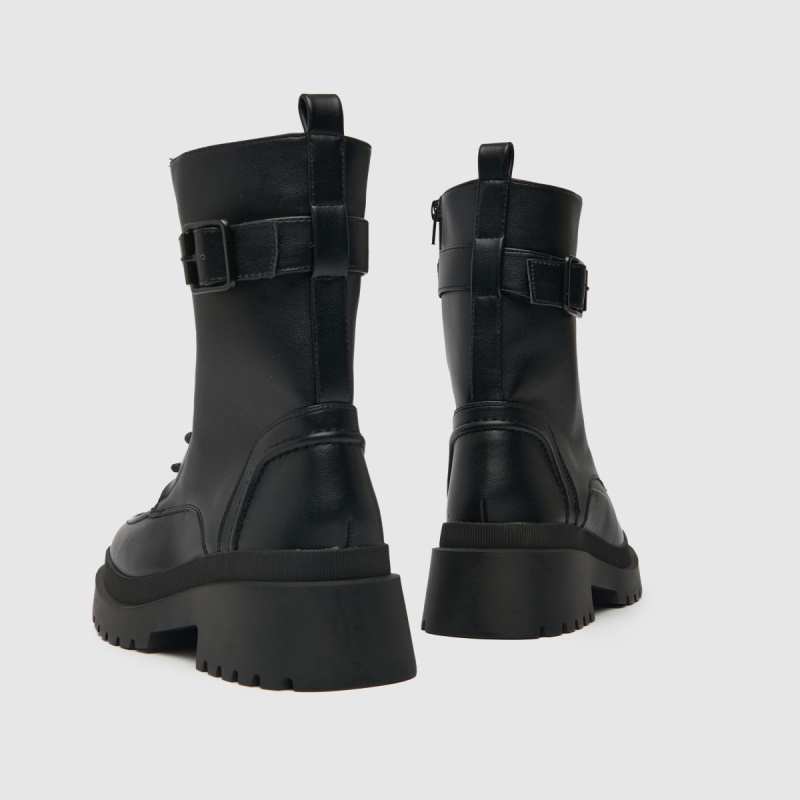 Dr.martens Botas Schuh Aaliyah Botas De Corte Alto Con Hebilla Negro