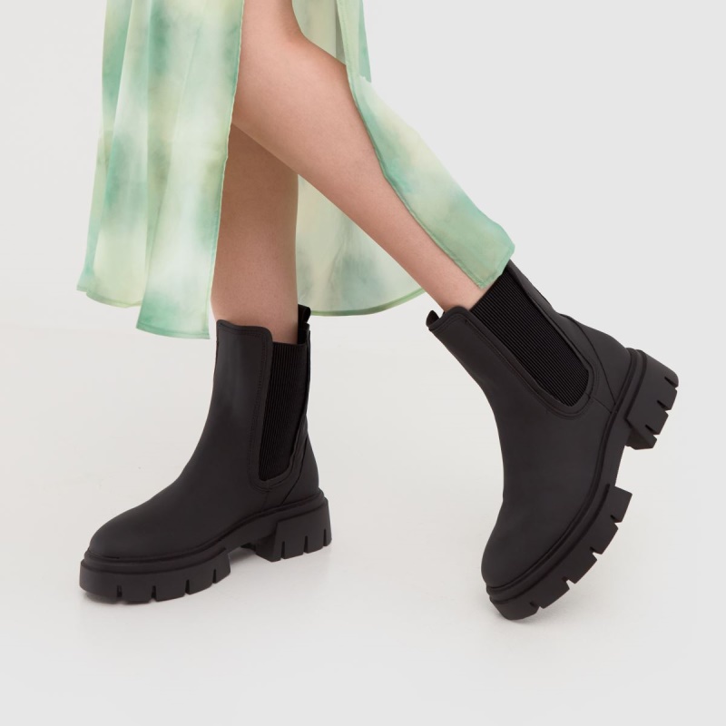 Botas Chelsea Schuh Wide Fit Amaya Negro Dr.martens Botas