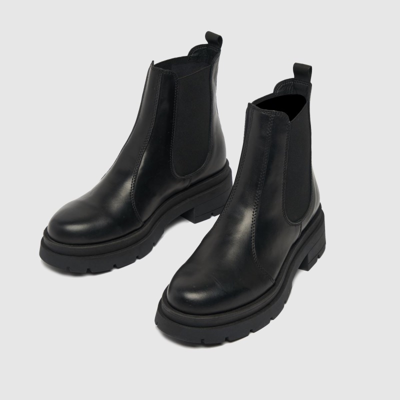 Botas Chelsea De Cuero Schuh Ace Dr.martens Botas Negro