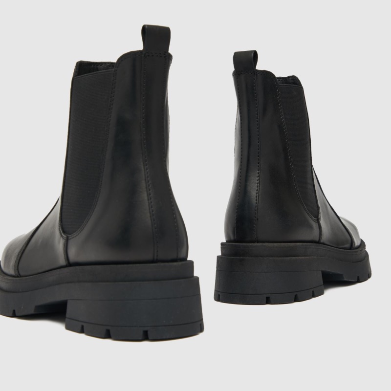 Botas Chelsea De Cuero Schuh Ace Dr.martens Botas Negro