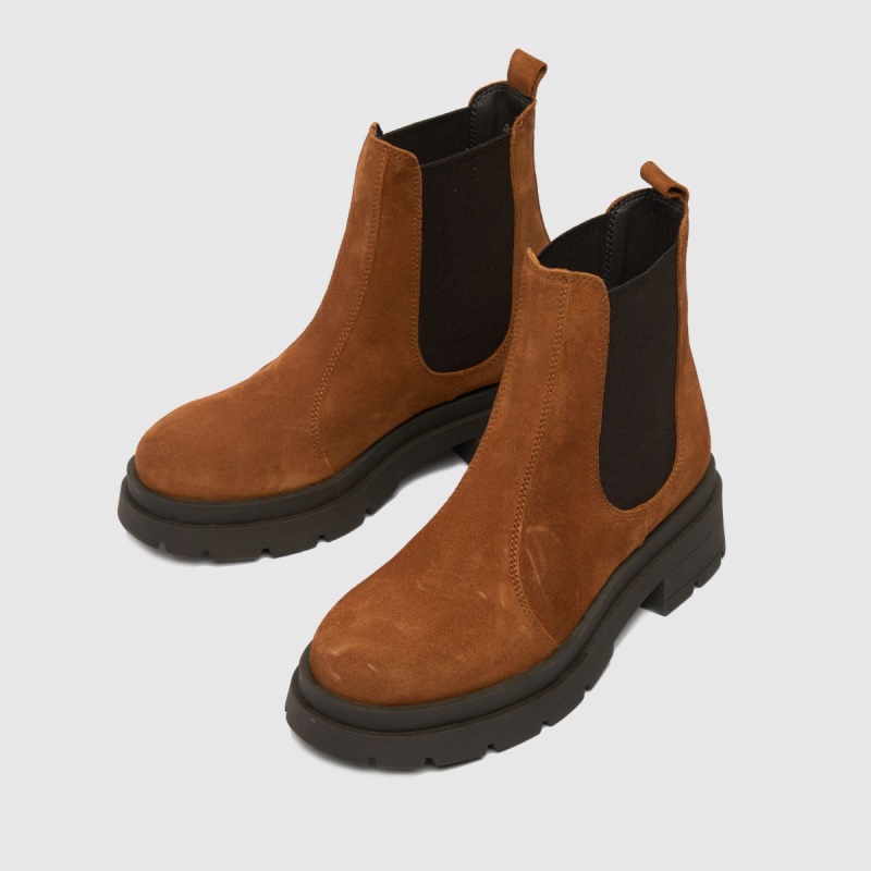 Tan Dr.martens Botas Schuh Ace Botas Chelsea De Ante