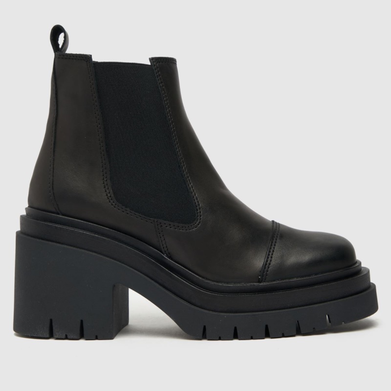 Dr.martens Botas Schuh Adah Cuero Botas Gruesas Negro