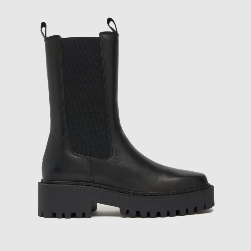 Schuh Aliza Botas Chelsea Con Punta Cuadrada Dr.martens Botas Negro