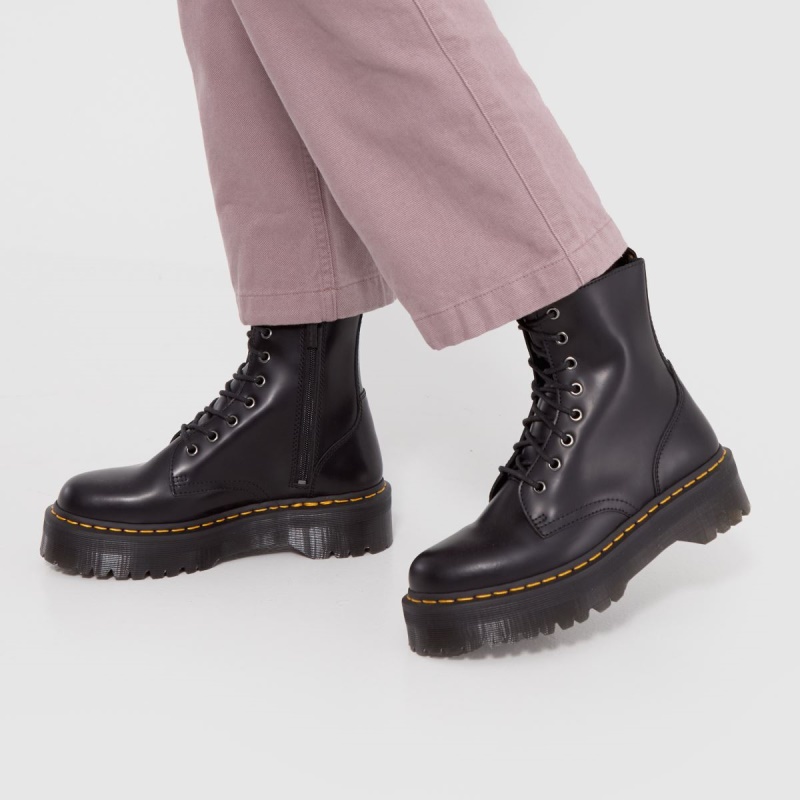 Dr Martens Jadon Botas Con 8 Ojales Dr.martens Botas Negras