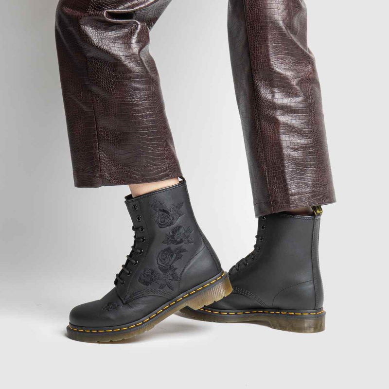 Botas Dr Martens 1460 Vonda Mono Negras Dr.martens Botas