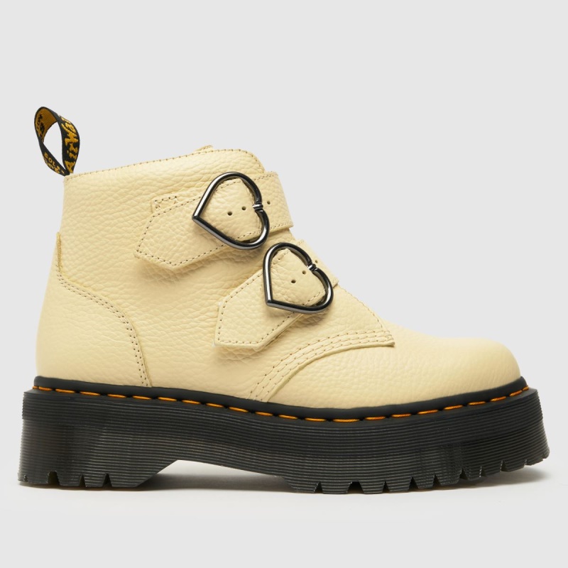 Botas Dr.martens Beige Botas Dr Martens Devon Heart