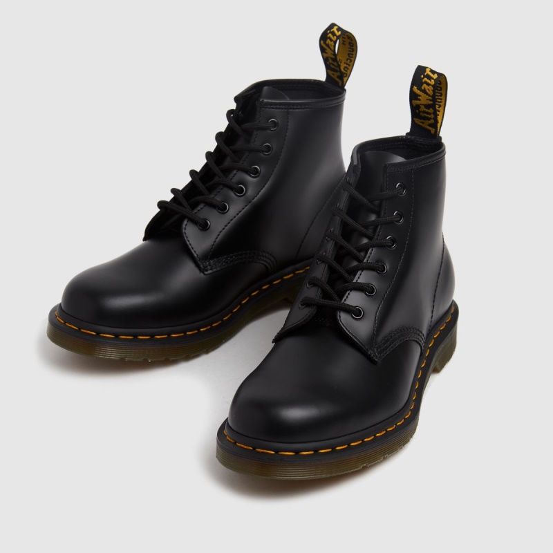 Dr.martens Botas Negro Dr Martens 101 Botas De 6 Ojales