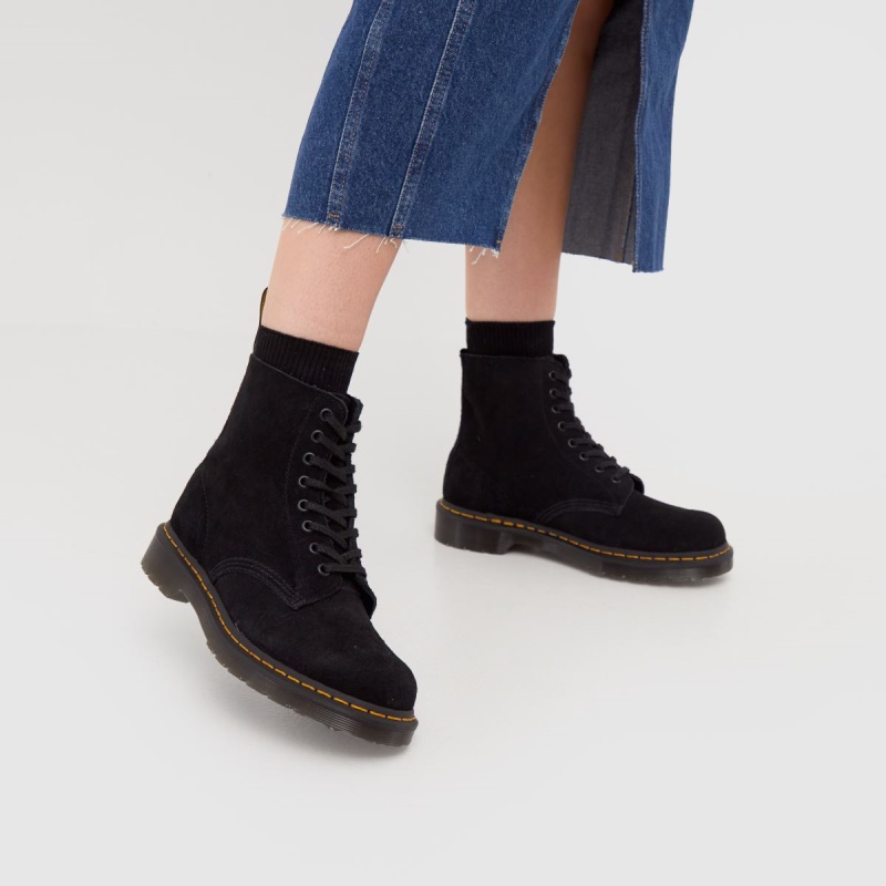 Dr.martens Botas Negras Dr Martens 1460 Pascal Botas Con 8 Ojales