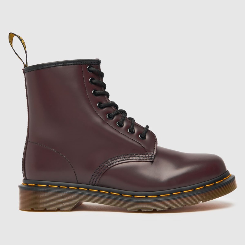 Dr.martens Botas Dr Martens 1460 Botas Con 8 Ojales Burdeos