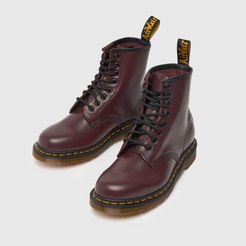 Dr.martens Botas Dr Martens 1460 Botas Con 8 Ojales Burdeos