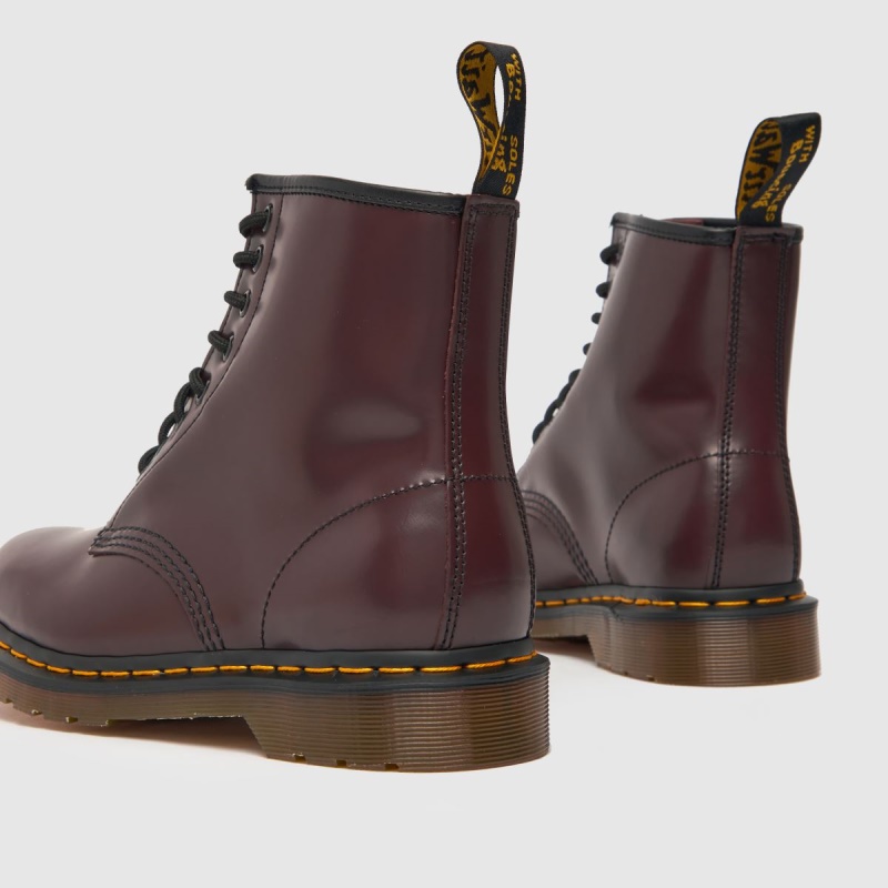 Dr.martens Botas Dr Martens 1460 Botas Con 8 Ojales Burdeos