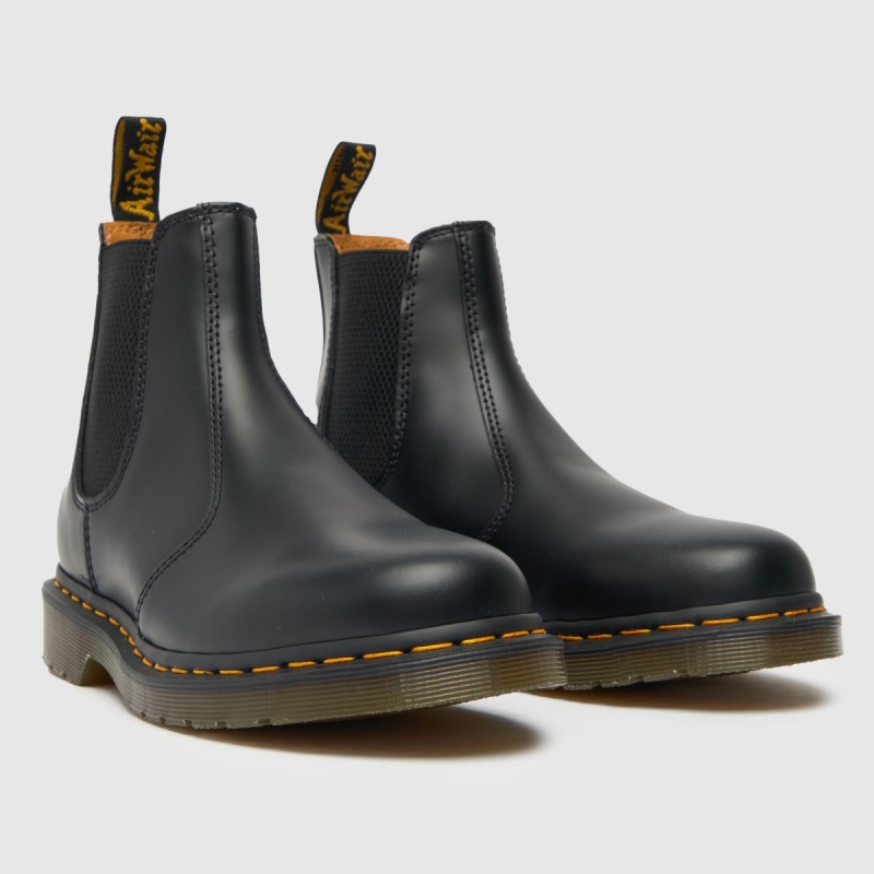 Negro Dr. Martins 2976 Botas Chelsea Botas Dr.Martens