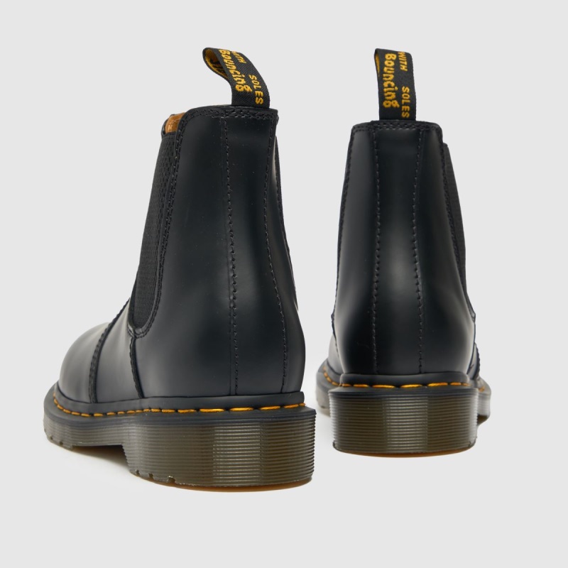 Negro Dr. Martins 2976 Botas Chelsea Botas Dr.Martens