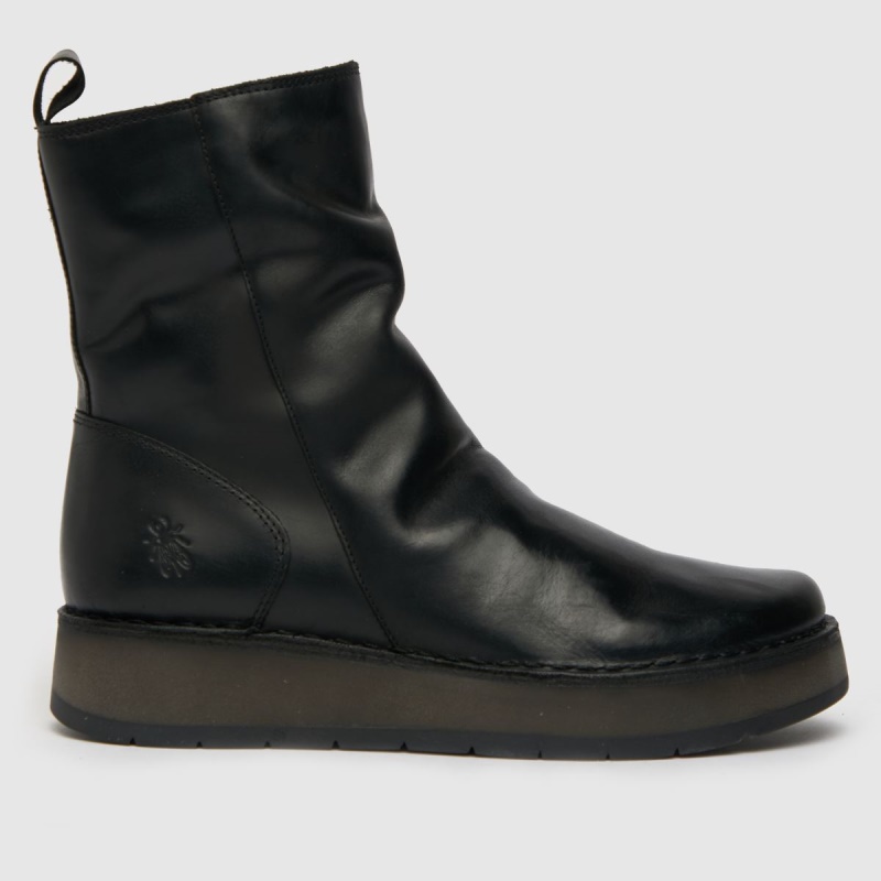 Dr.martens Botas Fly London Fly Reno Botas Fruncidas Negro