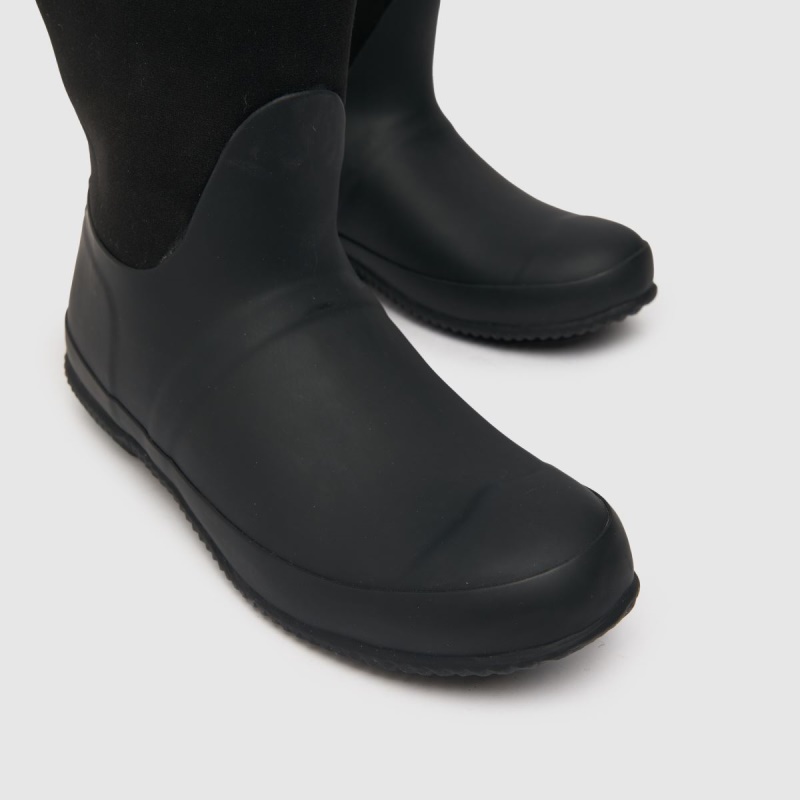 Dr.martens Botas De Sherpa Con Parte Superior Enrollable Negras De Hunter