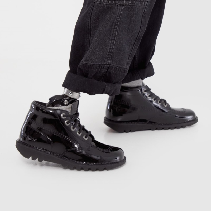 Botas Kickers Hi Mono Negras Dr.martens Botas