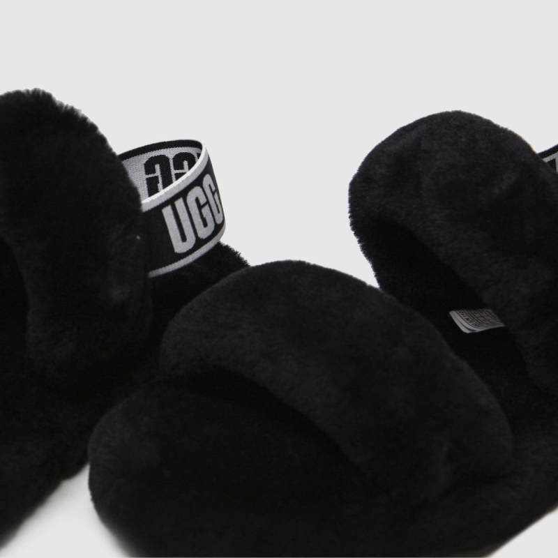 Ugg Oh Yeah Pantuflas Negras Dr.martens Botas