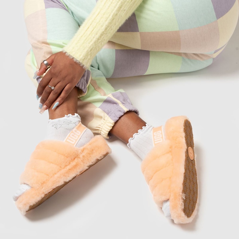 Zapatillas Ugg Fluff Sí Slide Melocotón Dr.martens Botas