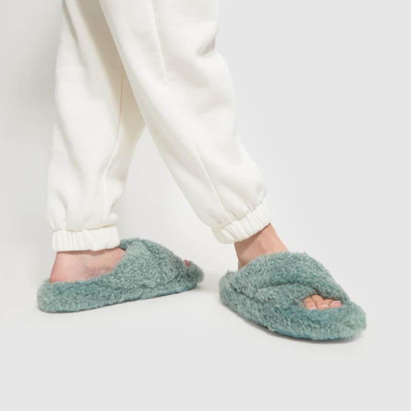 Dr.martens Botas Steve Madden Almohada Zapatillas Zapatillas Verde Claro