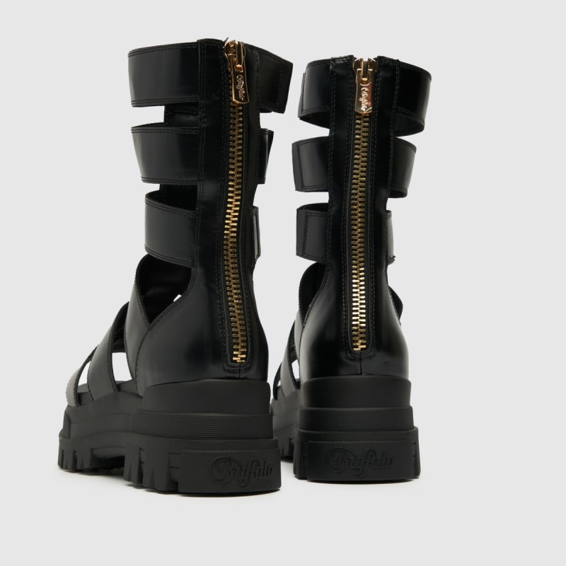 Dr.martens Botas Negro Buffalo London Zeus Sandalias