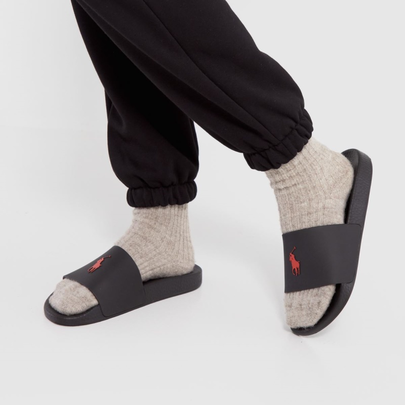 Dr.martens Botas Negro-rojo Polo Ralph Lauren Polo Sandalias