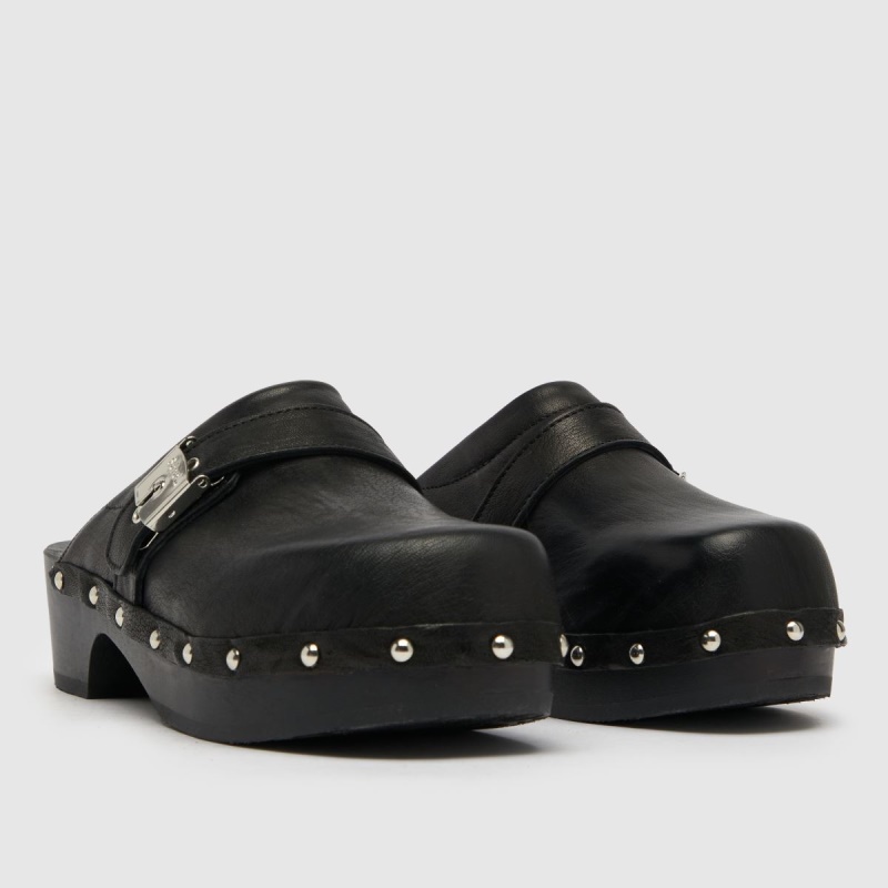 Negro Dr.martens Botas Scholl Pescara Zuecos Sandalias