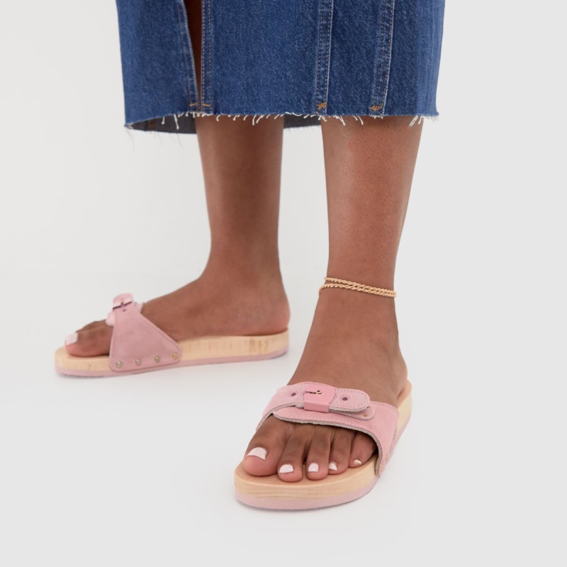 Dr.martens Botas Rosa Scholl Pescara Sandalias Planas Mate