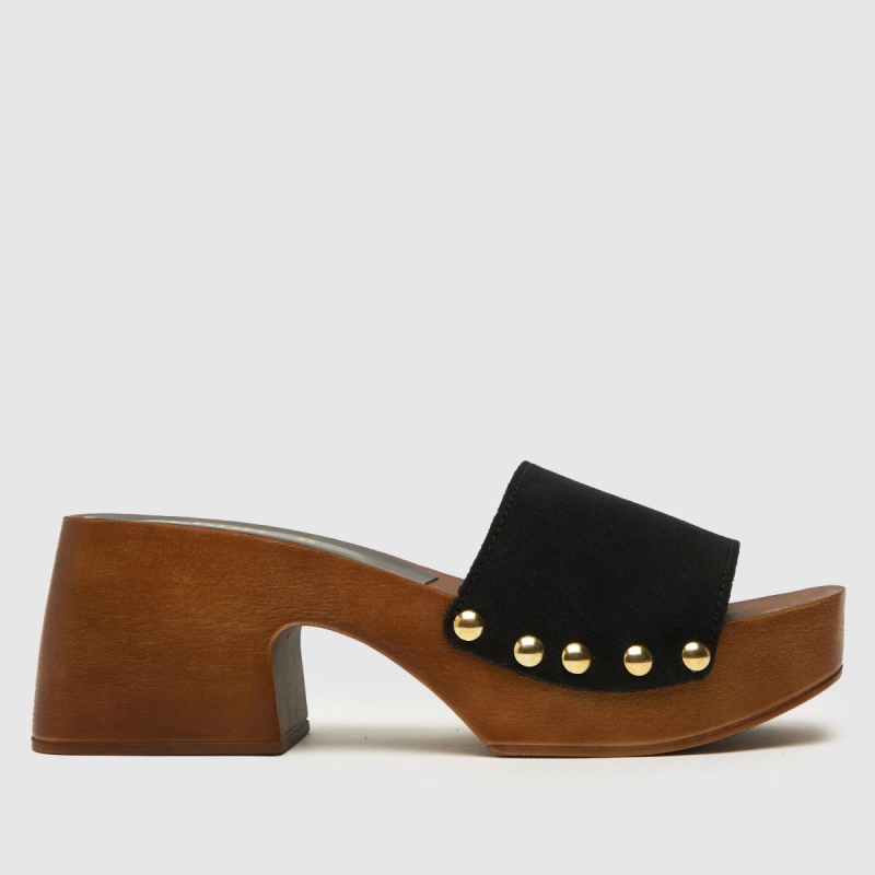 Dr.martens Botas Schuh Tanika Suede Mule Zuecos Sandalias Negro