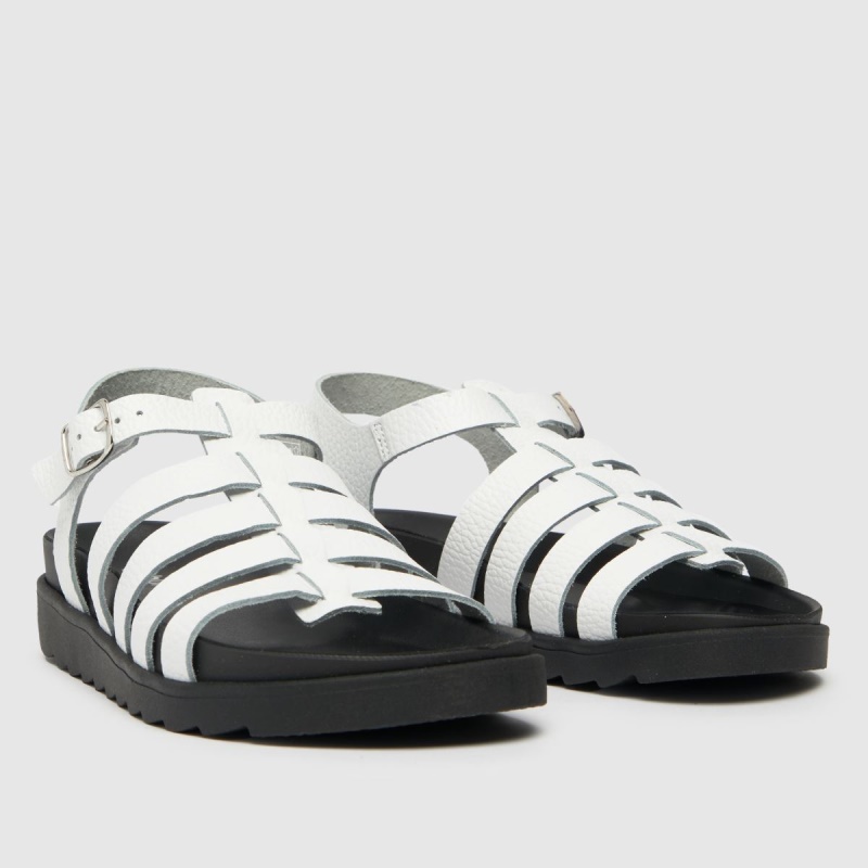 Dr.martens Botas Blanco Schuh Tilly Sandalias Gruesas De Pescador