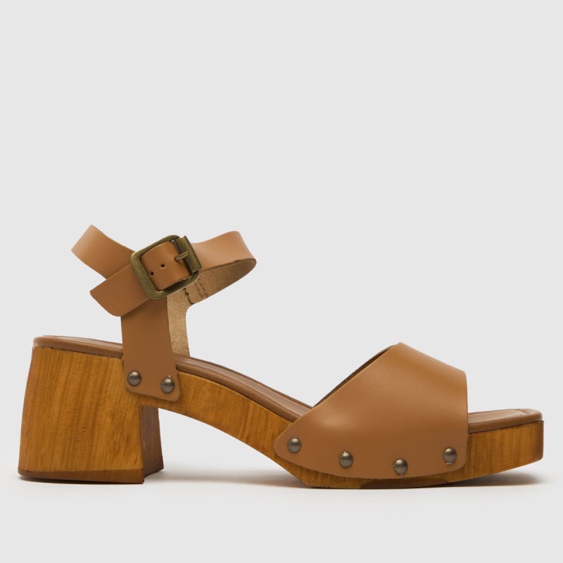 Marrón Dr.martens Botas Schuh Tawny Cuero Zuecos Sandalias