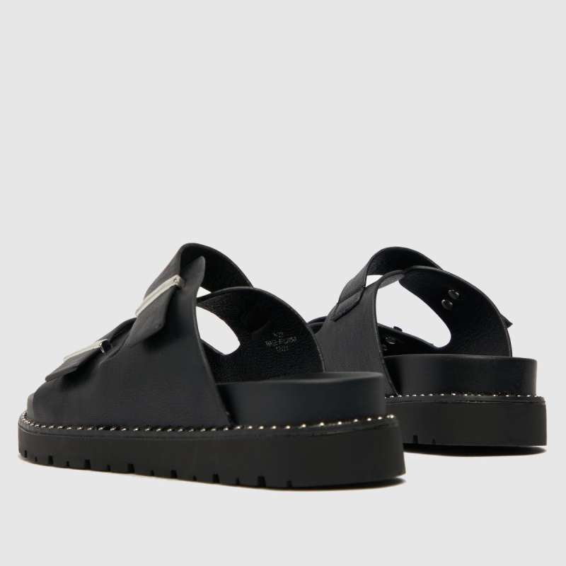 Negro Schuh Tess Sandalias Con Plantilla Con Tachuelas Dr.martens Botas