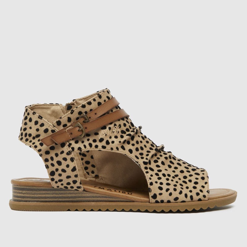 Marrón-negro Blowfish Malibu Mariposa Sandalias Veganas Dr.martens Botas