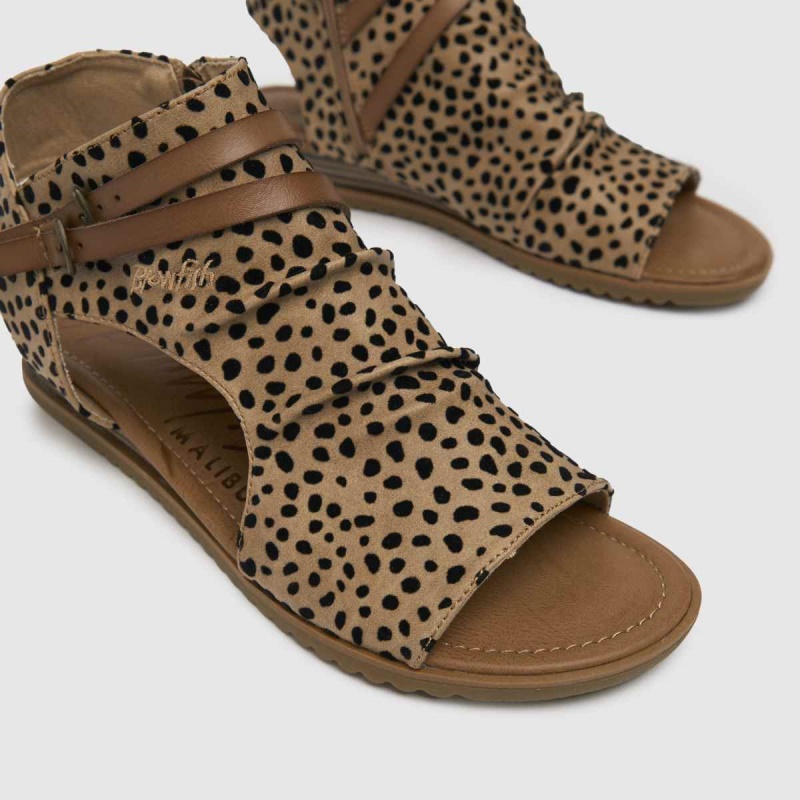 Marrón-negro Blowfish Malibu Mariposa Sandalias Veganas Dr.martens Botas