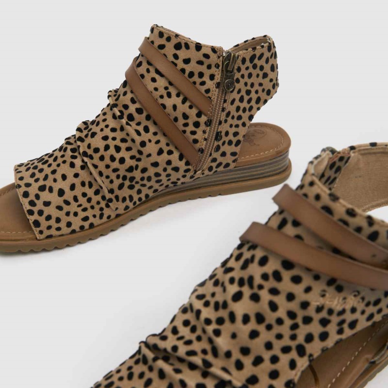 Marrón-negro Blowfish Malibu Mariposa Sandalias Veganas Dr.martens Botas