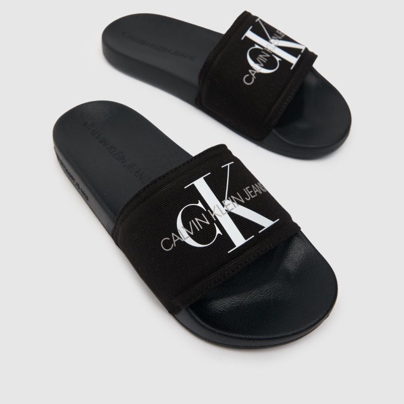 Negro-blanco Ck Jeans Jeans Chantal Heavy Lona Sandalias Dr.martens Botas