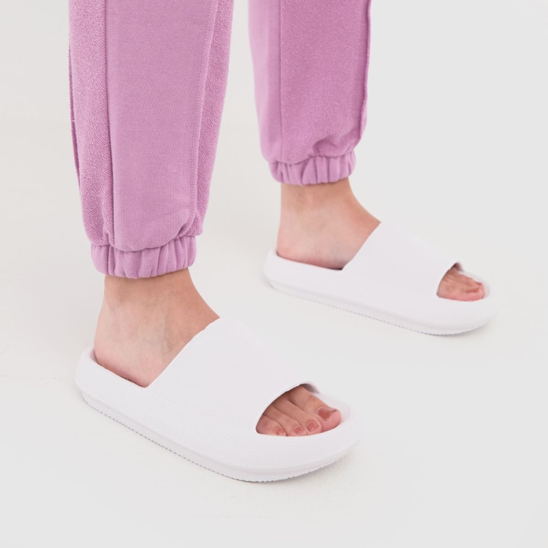 Sandalias Schuh Hani Mule Flatform Slider Blanco Dr.martens Botas