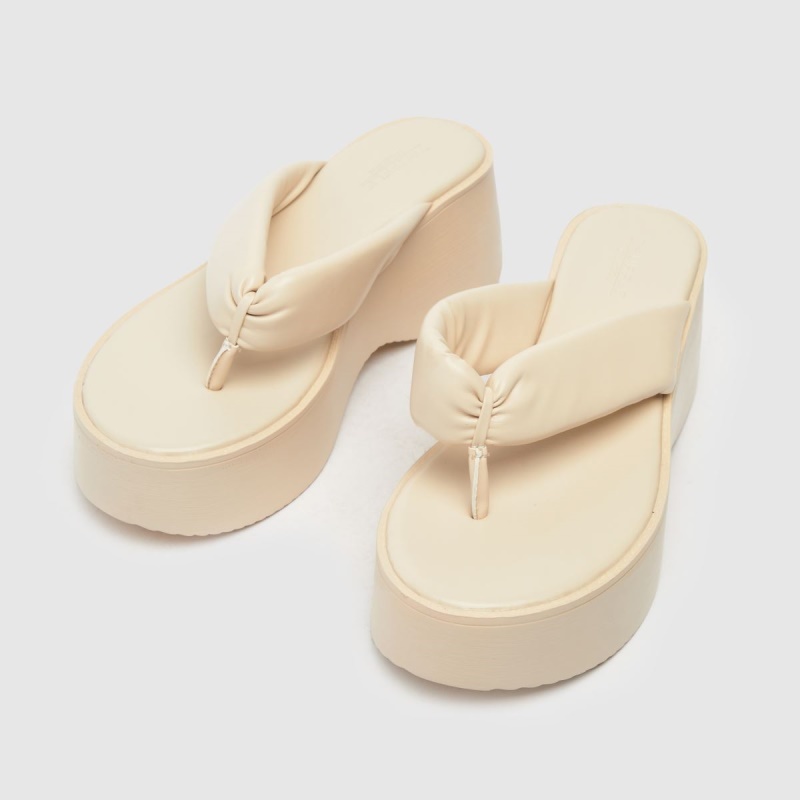 Schuh Tillie Sandalias Planas Dr.martens Botas Natural