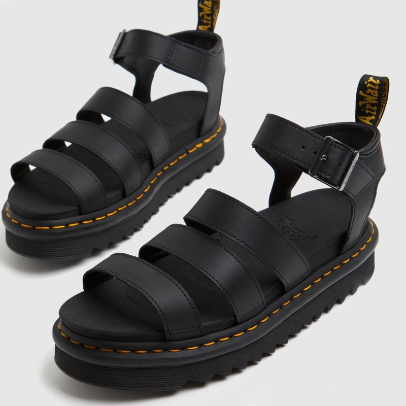 Negro Dr Martens Blaire Sandalias Dr.martens Botas