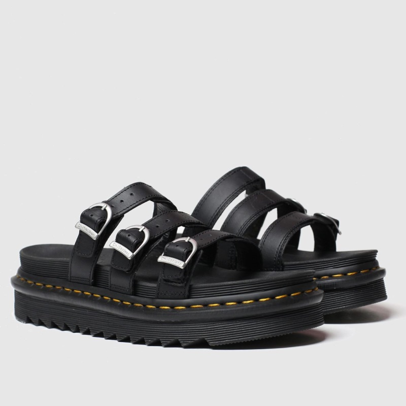 Dr Martens Blaire Slide Sandalias Dr.martens Botas Negro