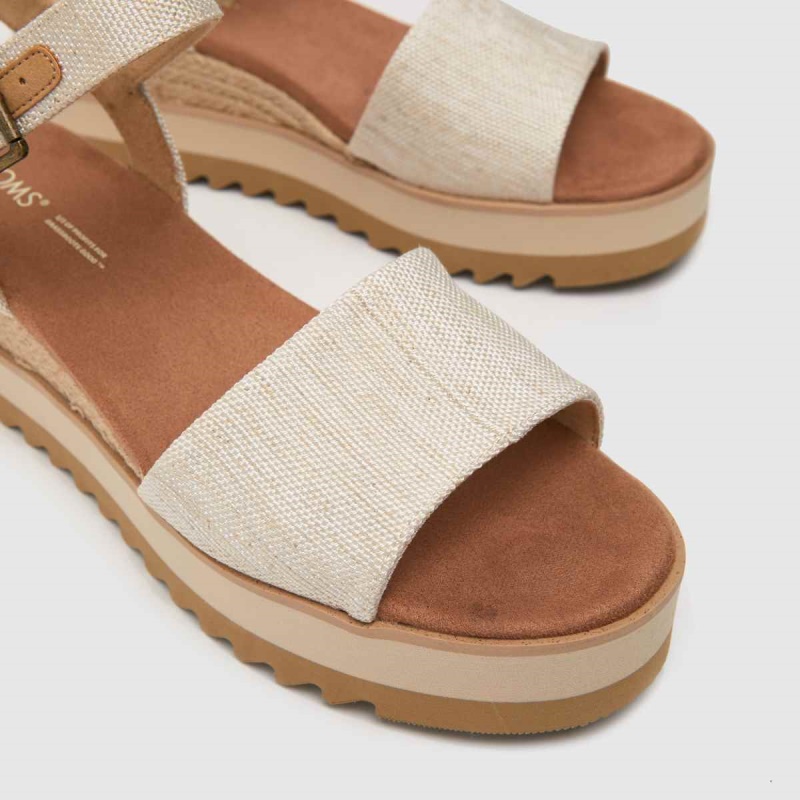 Blanco Sandalias Veganas Diana De Toms Dr.martens Botas