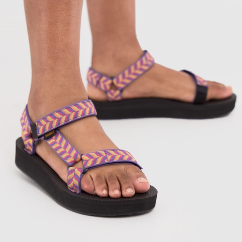 Teva Midform Universal Retro Sandals Dr.martens Botas Pink-black