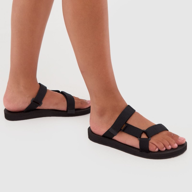 Black Teva Universal Slide Vegan Sandals Dr.martens Botas