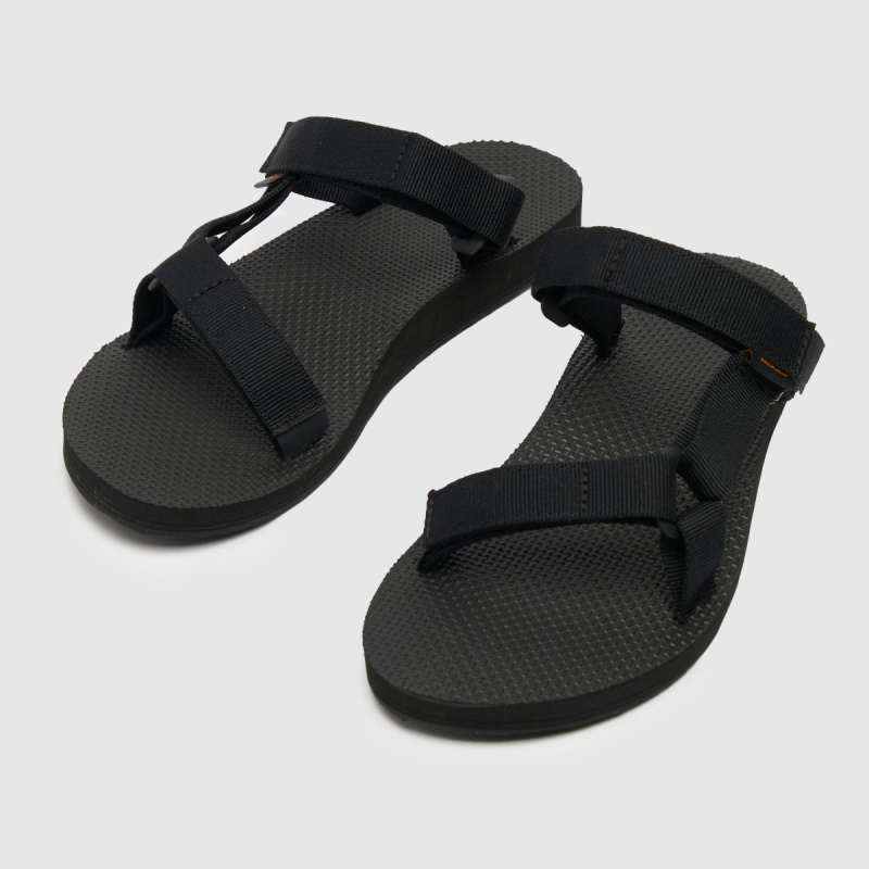 Black Teva Universal Slide Vegan Sandals Dr.martens Botas