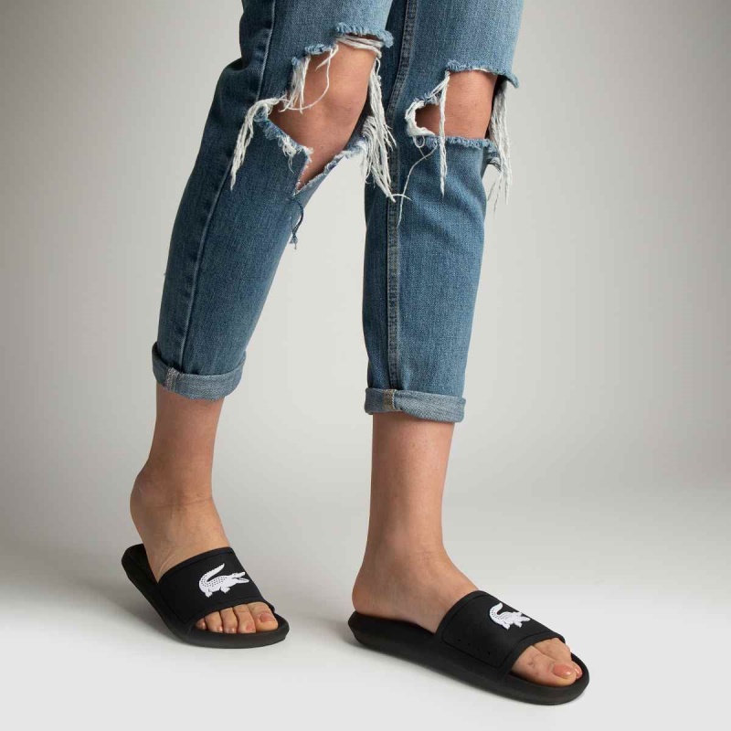 Lacoste Croco Slide 119 3 Sandalias Negro-blanco Dr.martens Botas