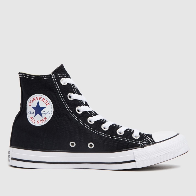 Zapatillas Converse All Star Hi Negro-blanco Dr.martens Botas
