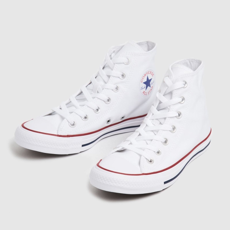 Blanco Dr.martens Botas Converse All Star Hi Trainers