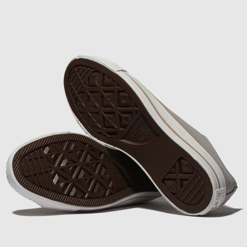 Converse All Star Peched Canvas Ox Trainers Dr.martens Botas Gris