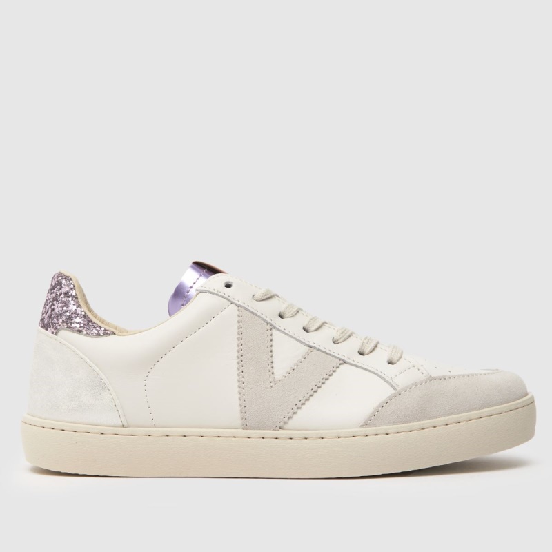 Dr.martens Botas Lila Victoria Berlin Zapatillas Con Purpurina