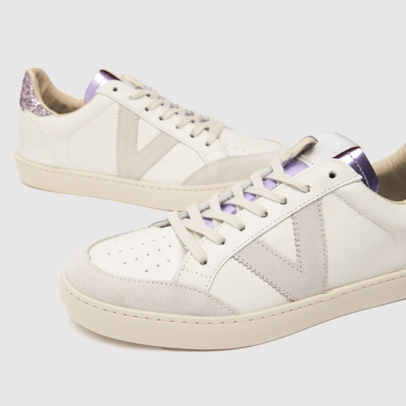 Dr.martens Botas Lila Victoria Berlin Zapatillas Con Purpurina