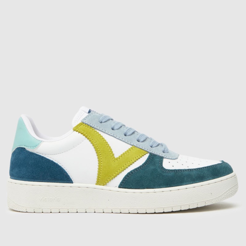 Zapatillas Victoria Madrid Blanco-azul Dr.martens Botas